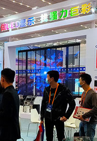 陜西第19屆安防展會場：LED顯示屏、透明屏、小間距大放異彩 驚艷四方